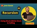 Recursion Doing Work While Stack Is Falling