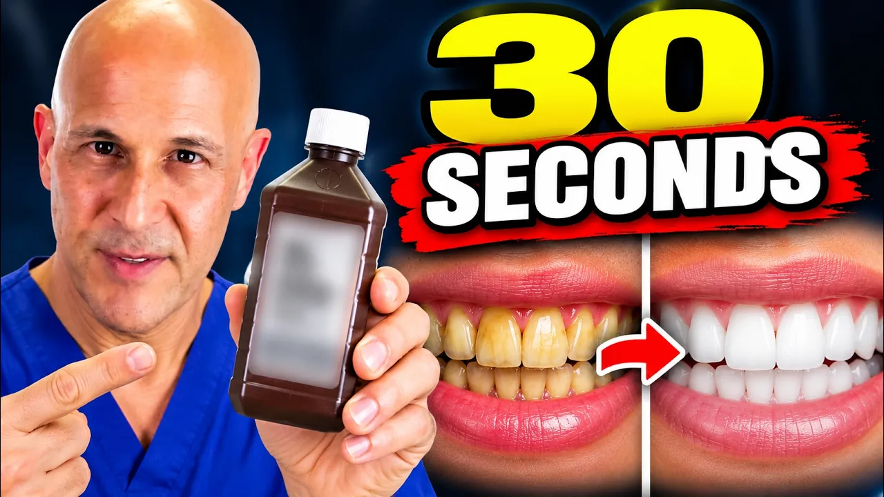 Do This for 30 Seconds for Less Plaque, Healthier Gums & Whiter Teeth | Dr. Mandell
