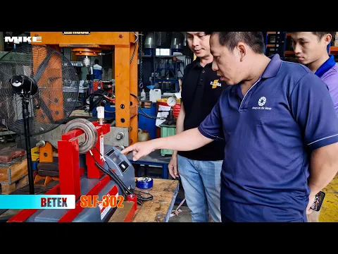 Bàn giao máy gia nhiệt vòng bi BETEX SLF 302 tại Sumitomo