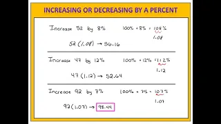 Exponential Functions Intro to by a Percent