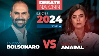 Eduardo Bolsonaro comenta a eleição de Donald Trump ao vivo na CNN Brasil