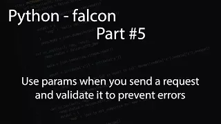 Python - Falcon