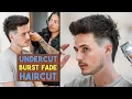 Disconnected Burst Fade Mens Haircut Style 2022