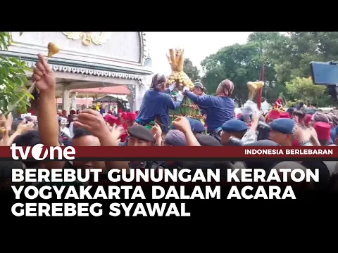 Keseruan Warga Saksikan Semarak Grebeg Syawal Keraton Yogyakarta