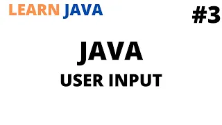 Learn JAVA user input Tutorial Java programming for beginners Cool Techy Guy