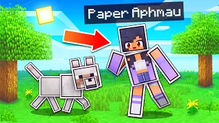 Download Playing As 2D PAPER In Minecraft! MP3