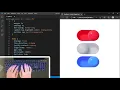 ASMR Programming - Colorful Toggle Switches using HTML CSS