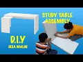 DIY - IKEA MALM Desk with pull-out panel
