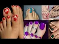 Beautiful Foot Nail Paint Designs 2026 Elegant Pedicure Ideas Trendy Toenail Art for Girls