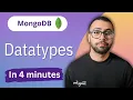 Datatypes in MongoDB In Hindi