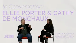 AGBI Artist Talk Archiving Your Work - A conversation with Cathy de Monchaux and Ellie Porter