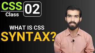 CSS Tutorial Basic CSS Syntax How to write CSS CSS full course for beginners Class 2