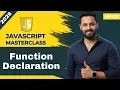 JavaScript Tutorial in Hindi Function Declaration Hoisting Parameters vs Arguments Rest