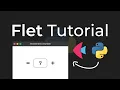 Create Your First Python Application With Flet Tutorial