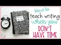 How to Teach Writing When You Don t Have Time Not So Wimpy Teacher