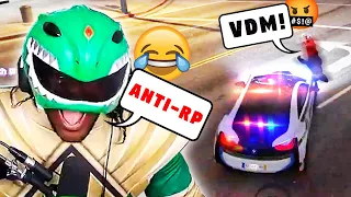 FIZ ANTI RP COM A POLICIA NO GTA V😂😂😂