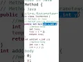 How to write Method with parameters in Java Java in Telugu