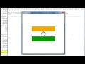 Draw Indian Flag using Python