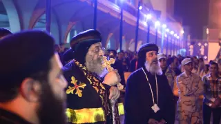 البابا تاوضروس يشارك فى لحن ابتجيك ايفول مع خورس شمامسة كنائس وسط القاهرة 