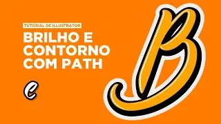 Tutorial de Illustrator: Brilho e contorno com Path