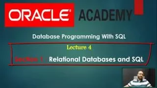 Database Programming With SQL - Section 1