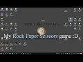 I made rock paper scissors in Python 3