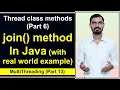 join Method in Java Multithreading by Deepak Thread class methods