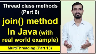 join Method in Java Multithreading by Deepak Thread class methods