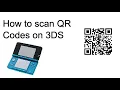 How to scan QR code on 3DS