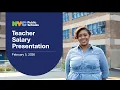 NYC Teacher Salary Benefits Explained NYC Public Schools Info Session