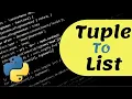 Python Tuple To List How to Convert Tuple To List FREE Python Course