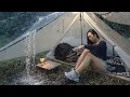 Lagu 4 DAYS SOLO OVERNIGHT CAMPING IN THE RAIN - RELAXING SOUND OF RAIN
