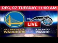 Golden State Warriors VS Orlando Magic NBA live Scoreboard Play by play DoweN