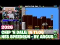 Chip n Dale Rescue Rangers - NES Speedrun in 11 06 by Arcus Date 25 March 2026