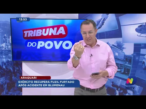 Araquari: exército recupera fuzil furtado após acidente em Blumenau