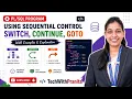 Control Statements CONTINUE CASE Switch and GOTO Statement Explained with Examples