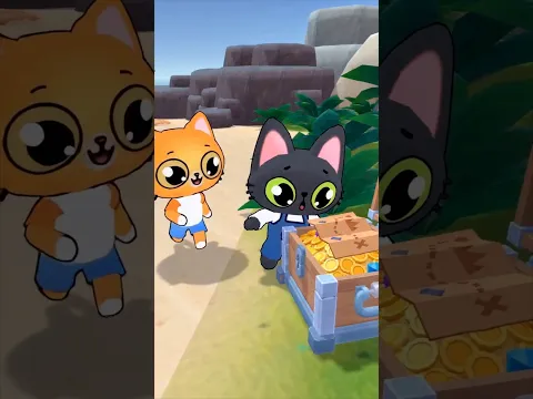 ¡Encontramos a alguien en la jungla! 👀🙀 #animación #gatos #gracioso #simba