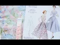 1950 s Floral dress Following V2960 Pattern Review Vlog