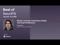 Nested Learning The Illusion of Deep Learning Architectures