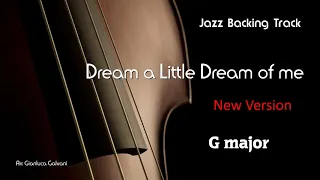 Download New Jazz Backing Track DREAM A LITTLE DREAM OF ME G major Swing Standard LIVE Traditional Jazzing MP3