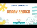 Coding Interview JavaScript - Binary Search Algorithm and Data Structure ASMR Programming