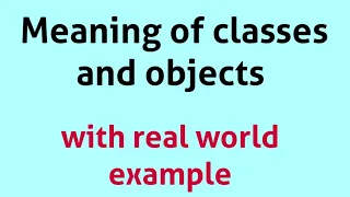 Lecture 5 Concept of classes and objects in Java