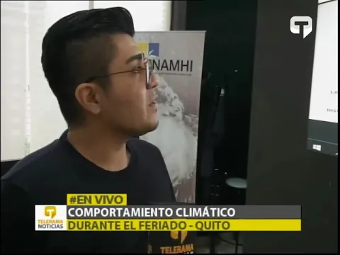 Comportamiento climático durante el feriado - Quito