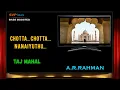 Download Lagu Chotta Chotta (Female version) ~ Tajmahal ~ A.R.Rahman ~ 🎼 High Quality 🎧 BASS BOOSTED 🎧 SVP Beats