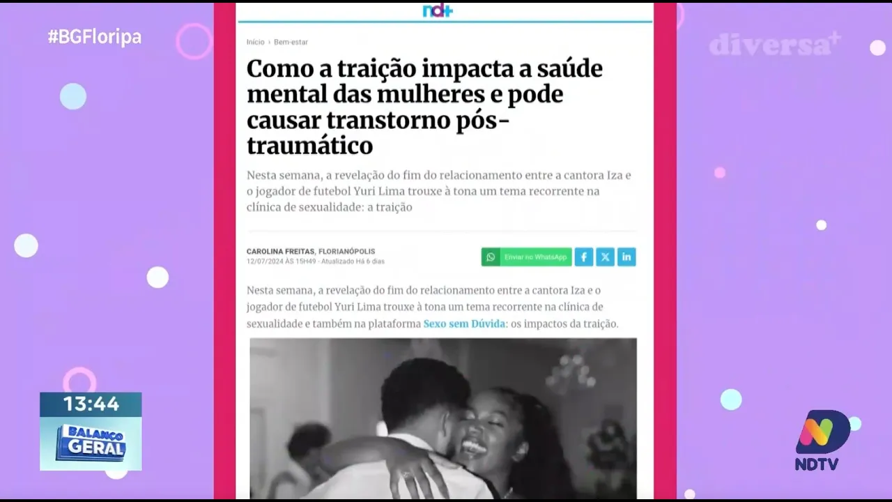 Diversa Mais - Traição de Yuri Lima e impactos para Iza e o bebê