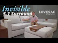 This Couch Has 5 1 Surround Sound - Lovesac Sactionals with StealthTech Sound Charge