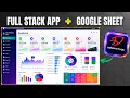 Sakana Fugu AI Build a FULL STACK App Using Google Sheets