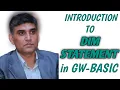 INTRODUCTION TO DIM STATEMENT IN GW-BASIC With detailed Explanation Practical Example