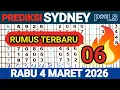 PREDIKSI SYDNEY POOLS RABU 4 MARET 2026 TARIKAN PAITO SYDNEY RUMUS KEPALA EKOR