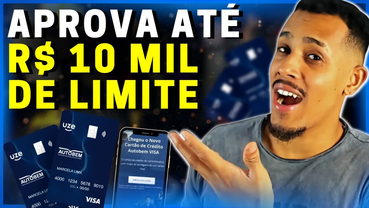 ????ATENÇÃO! CARTÃO APROVANDO ATÉ 10 MIL DE LIMITE DE CRÉDITO E POUCO SOLICITADO